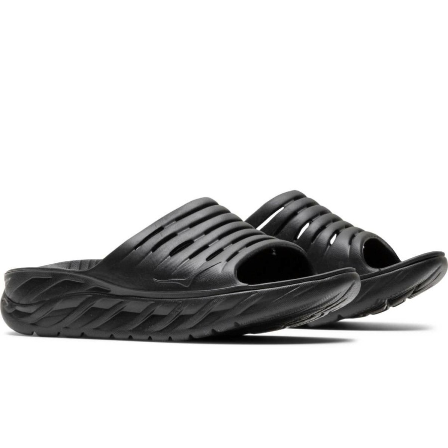 Footwear * | Hoka Ora Recovery Slide Black