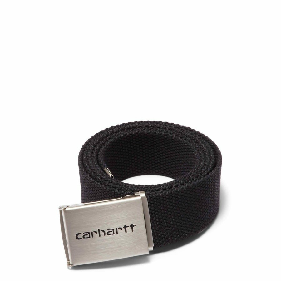 Women'S & Unisex * | Carhartt Wip Clip Belt Black