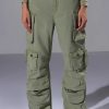 Bottoms * | You Know It Cargo Pants Olive