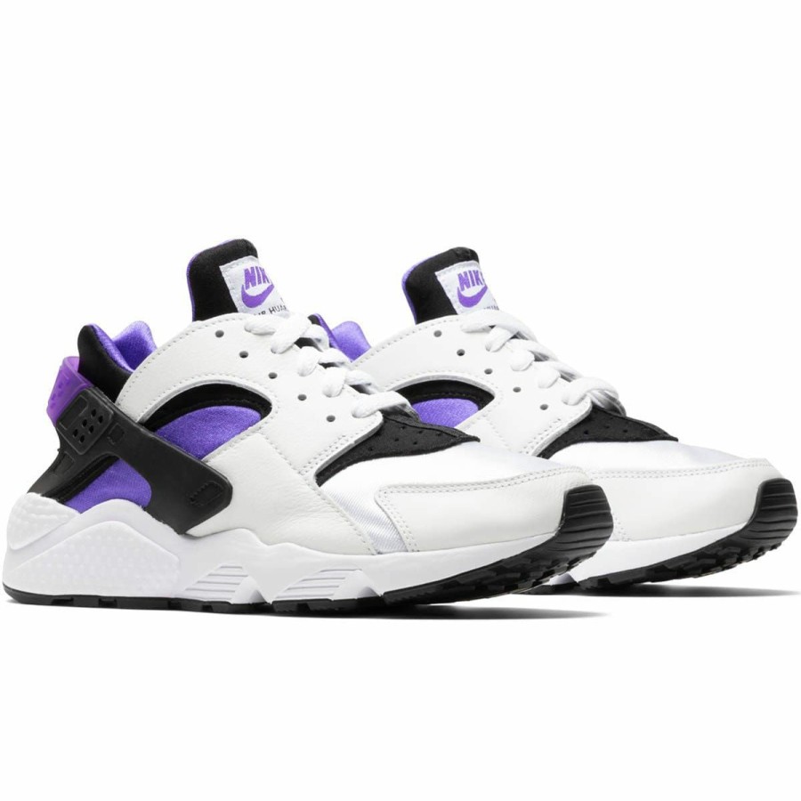 Footwear * | Nike Air Huarache White/Black-Hyper Grape [108]