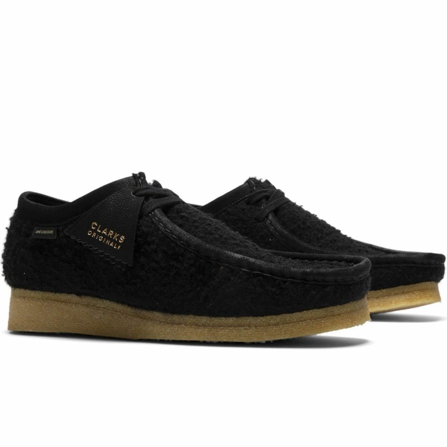 Footwear * | Clarks X Aime Leon Dore Wallabee Black Wool