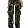 Bottoms * | Bonne Soiree Camo Cargo Pants Green Camo