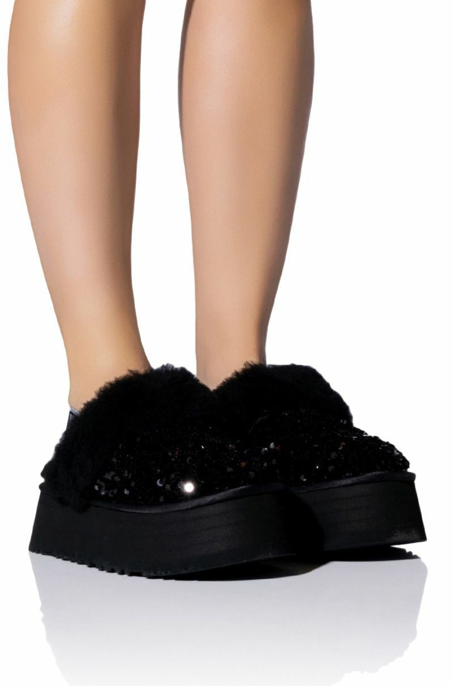 Shoes * | Ugg Women'S Funkette Sequin Slip On Black