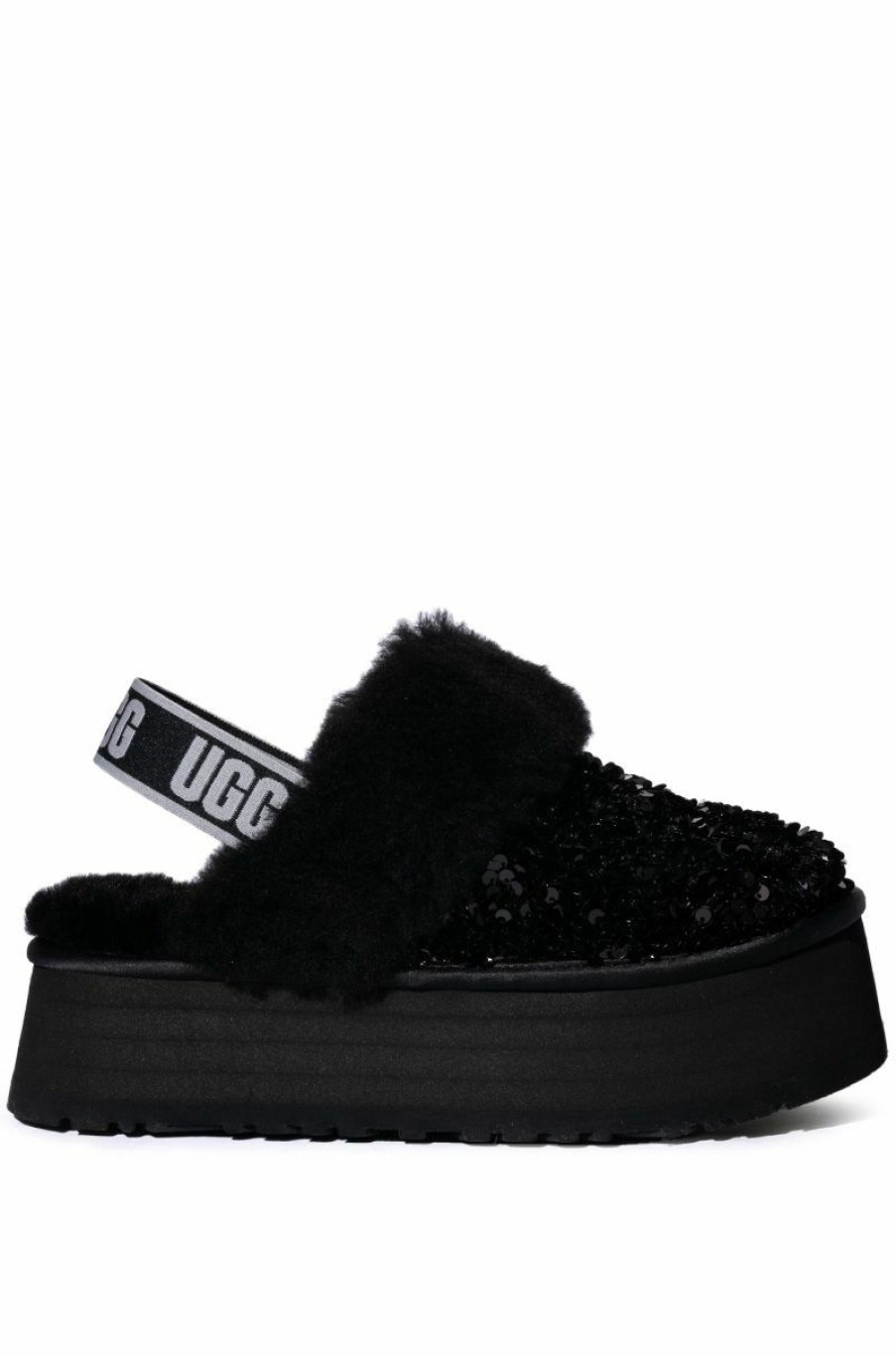 Shoes * | Ugg Women'S Funkette Sequin Slip On Black