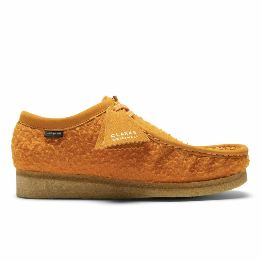 Footwear * | Clarks X Aime Leon Dore Wallabee Orange Wool