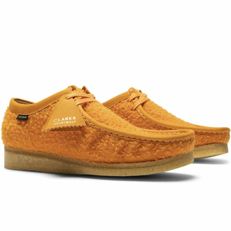 Footwear * | Clarks X Aime Leon Dore Wallabee Orange Wool