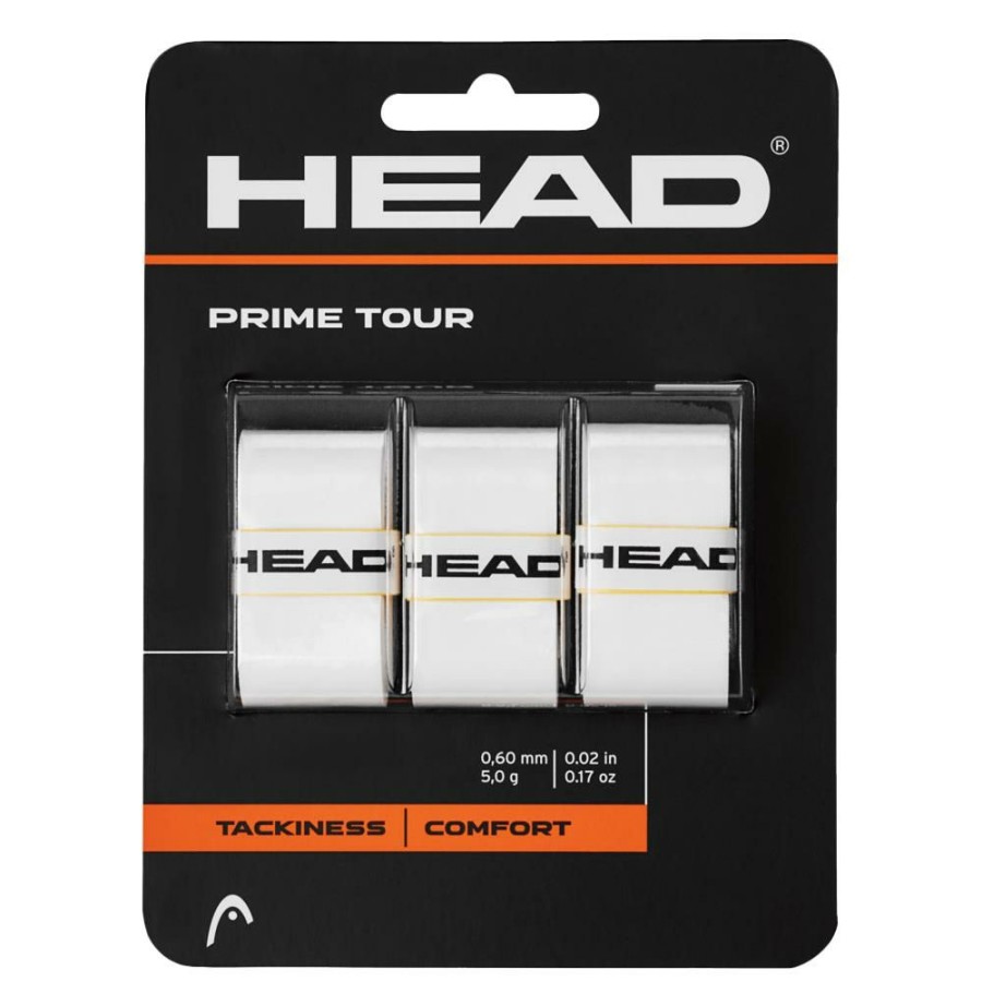 Overgrips * | Head Prime Tour Overgrip 3 Pack White