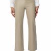 Bottoms * | Off Duty Faux Leather Coated Straight Leg Pant Light Brown