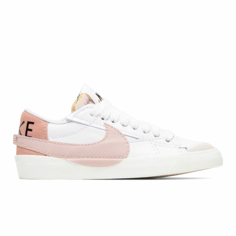 Footwear * | Nike Women'S Blazer Low '77 Jumbo White/Pink Oxford-Rose Whisper-White [102]