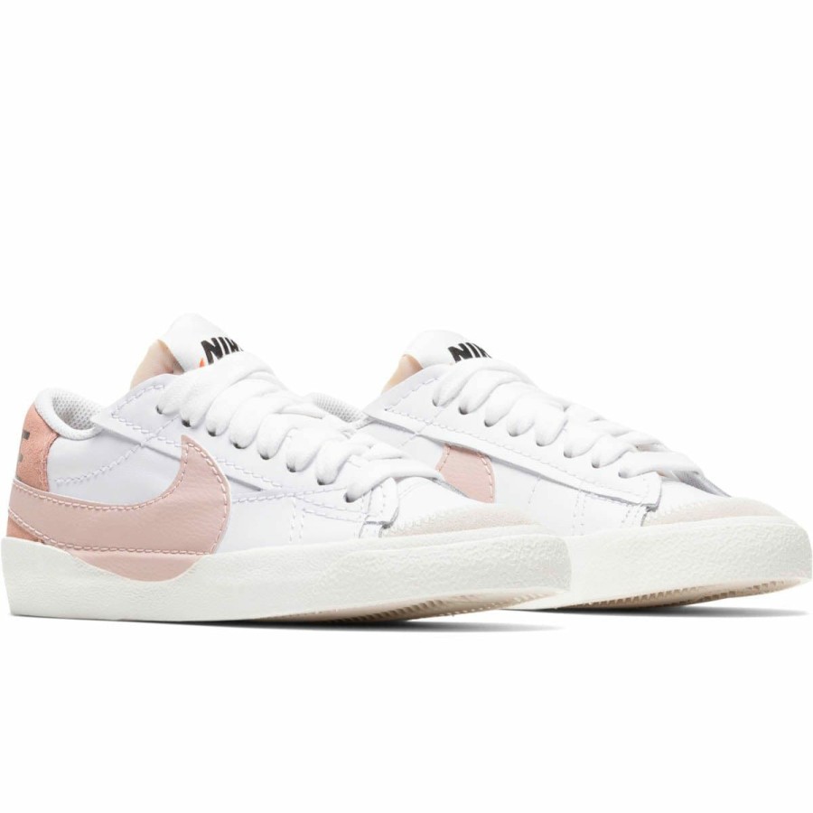 Footwear * | Nike Women'S Blazer Low '77 Jumbo White/Pink Oxford-Rose Whisper-White [102]