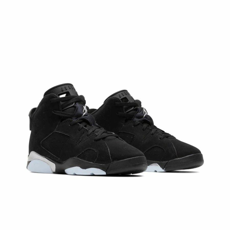 Footwear * | Air Jordan 6 Retro (Ps) Black/Metallic Silver-Black [001]