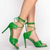 Shoes * | Scorpio Strappy Stiletto Sandal In Green