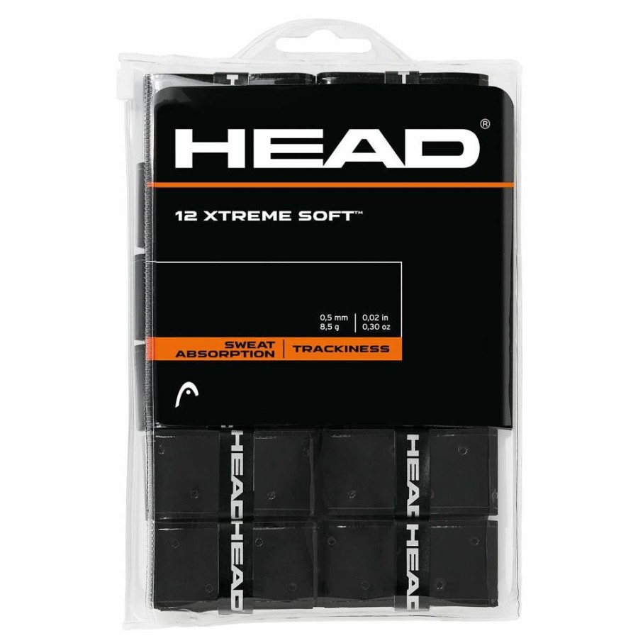 Overgrips * | Head Xtreme Soft Overgrip 12 Pack Black