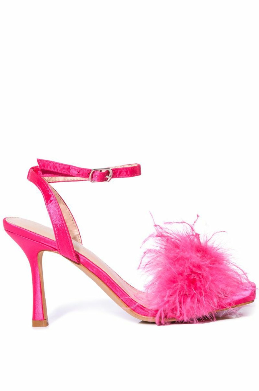 Shoes * | Azalea Wang Lucinda Feather Sandal Pink