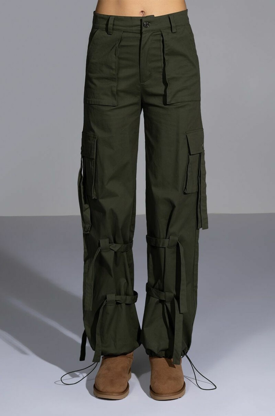 Bottoms * | It Is Back Cargo Pants Olive