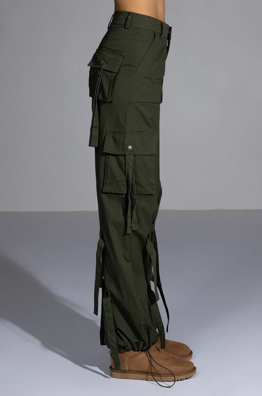 Bottoms * | It Is Back Cargo Pants Olive