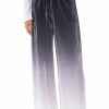 Bottoms * | Day To Night Pleated Satin Wide Leg Pants In Black White