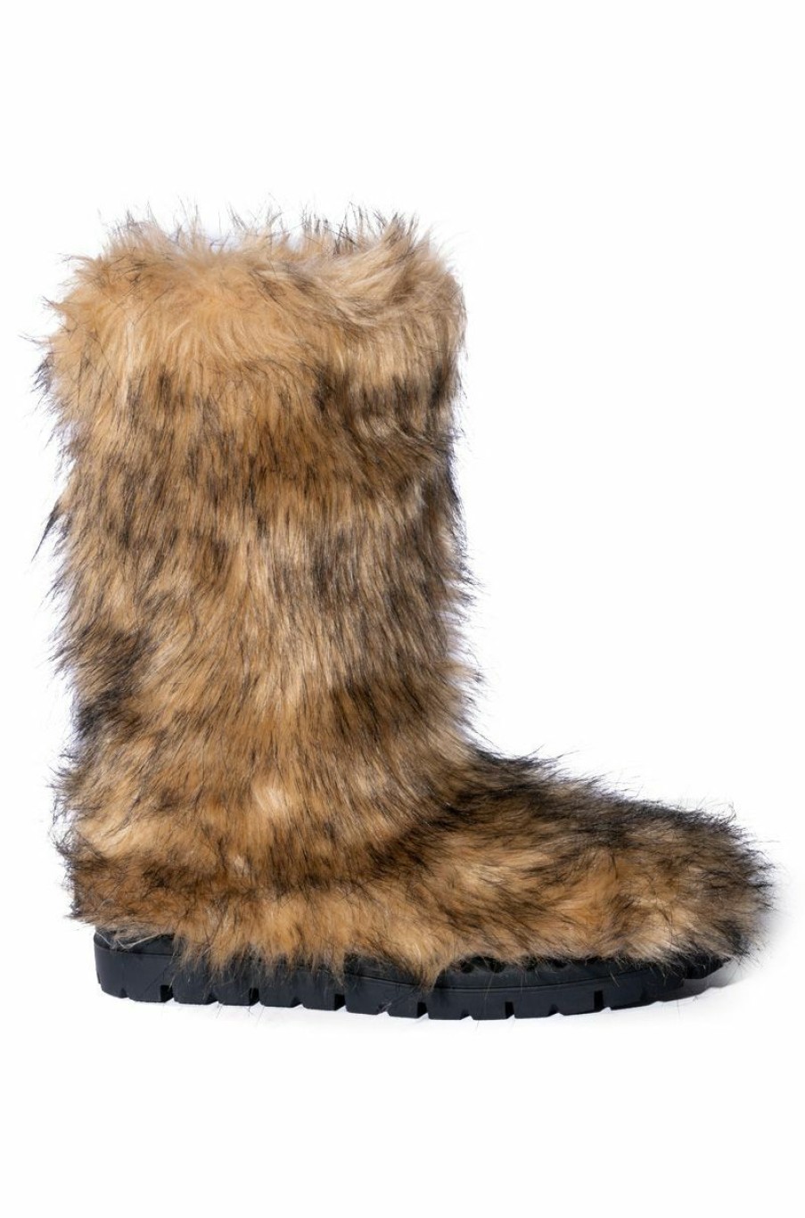 Shoes * | Azalea Wang Aspen Furry Multi Bootie Brown