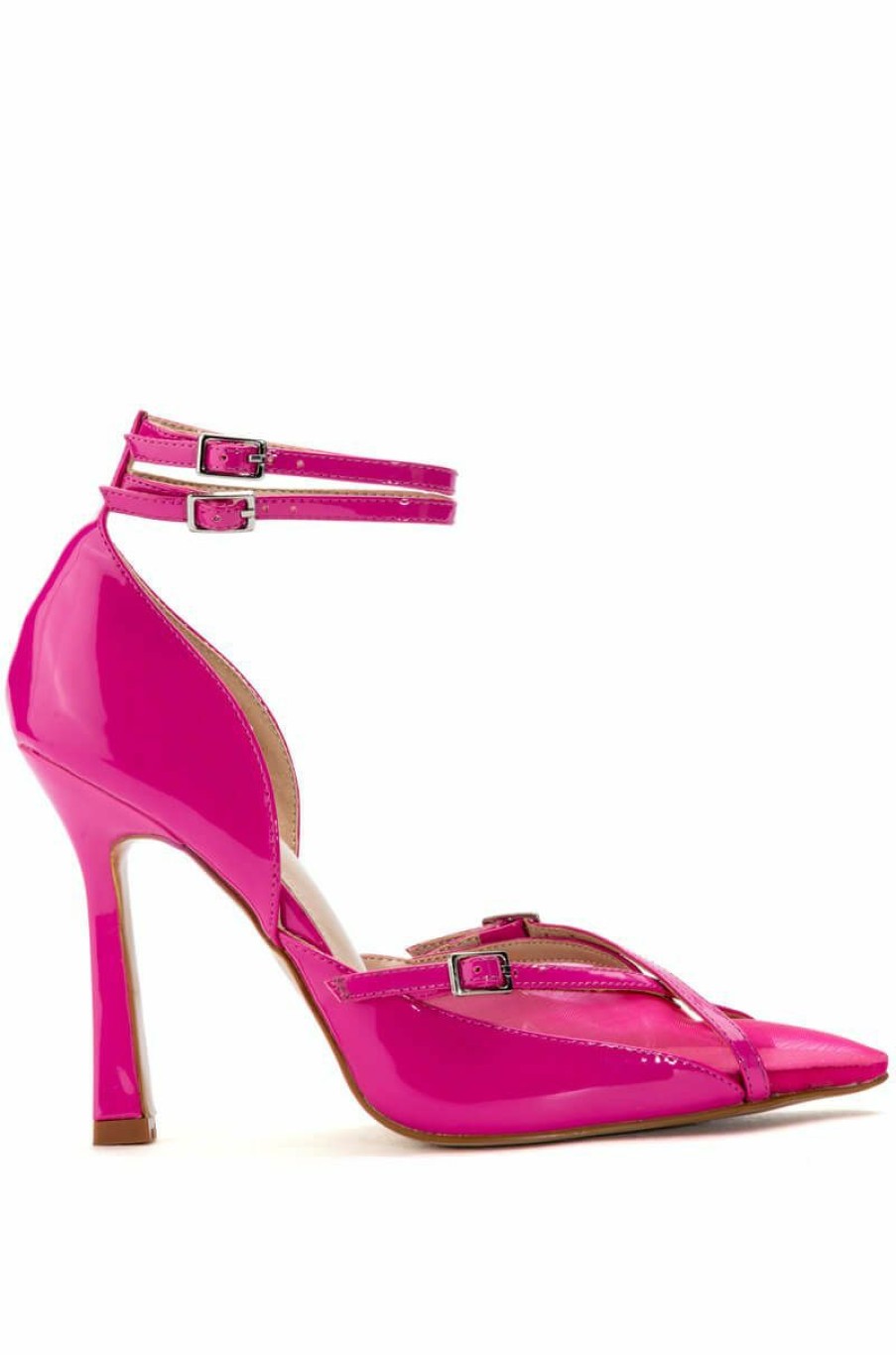 Shoes * | Azalea Wang Sasha Buckle Strap Pump In Pink