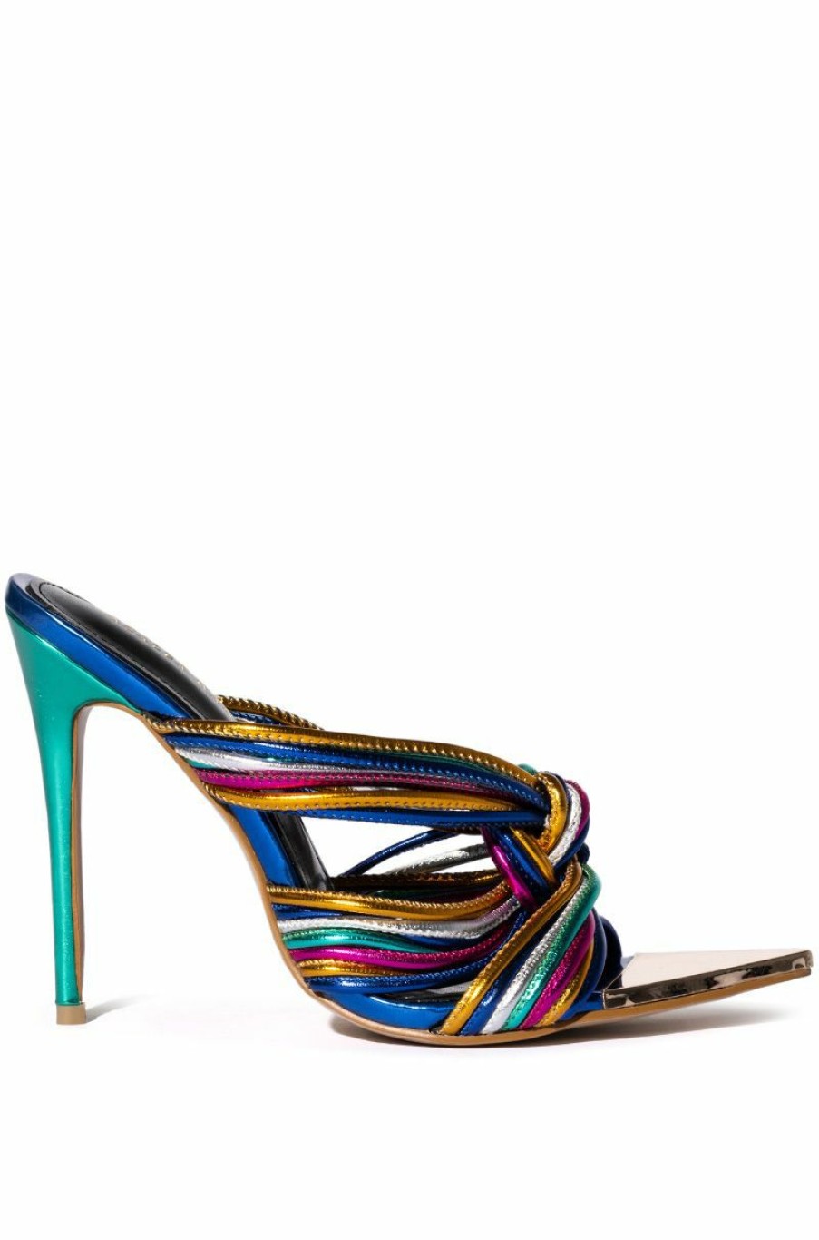 Shoes * | Azalea Wang Fifi Colored Stiletto Sandal Multi