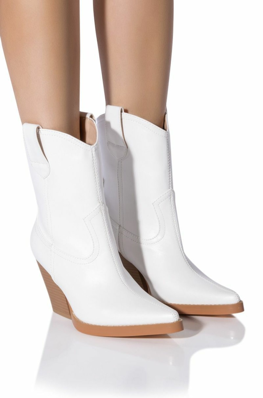 Shoes * | Azalea Wang Matty 2 In 1 Boot In White