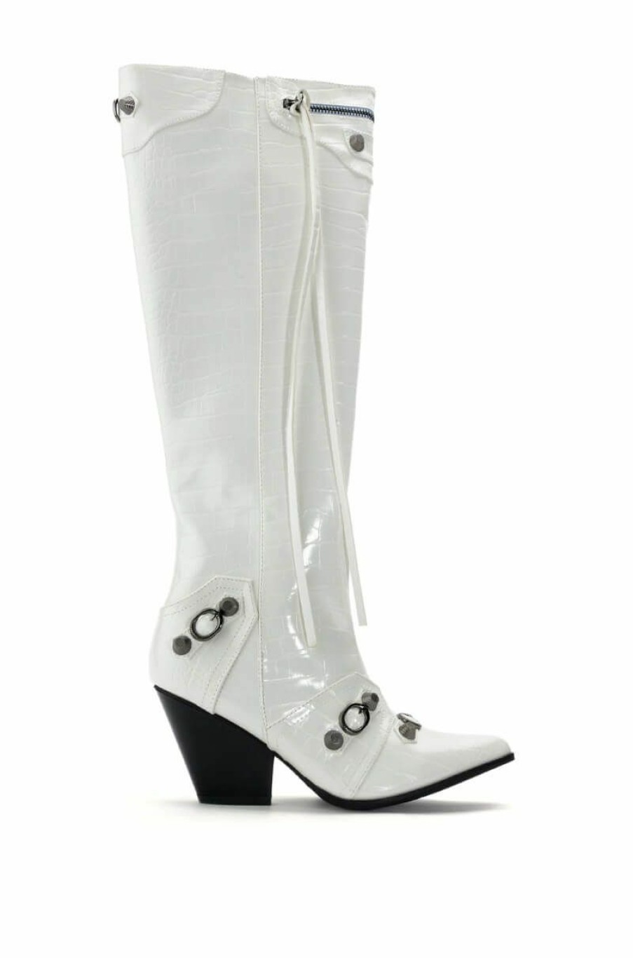 Shoes * | A Good One Croc Boot White