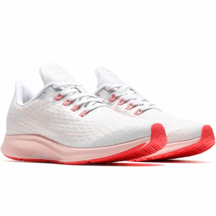 Footwear * | Nike Women'S Air Zoom Pegasus 35 White/Storm Pink [100]