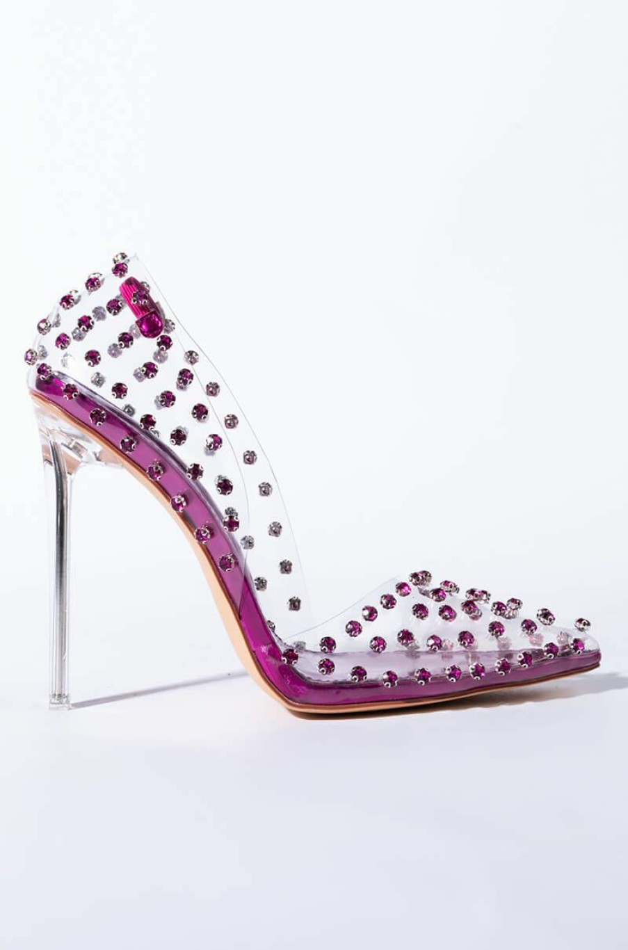 Shoes * | Azalea Wang Something About You Stiletto Pump In Fuchsia