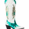 Shoes * | Azalea Wang Show Me Off Cowboy Boot In Green