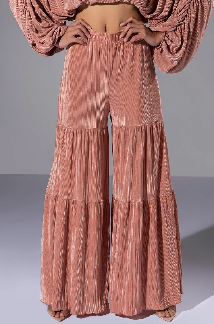 Bottoms * | Made You Wide Leg Pant Blush