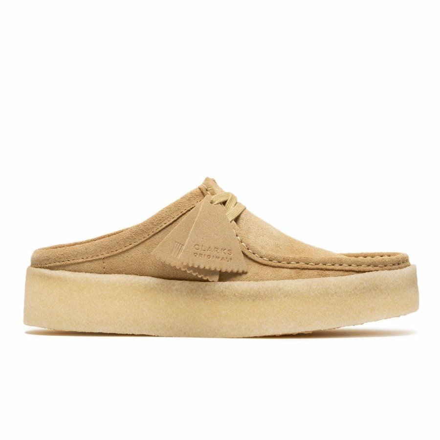 Footwear * | Clarks Wallabee Cup Mule Maple Suede