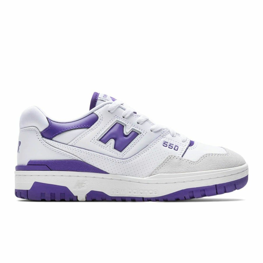 Footwear * | New Balance Bb550Wr1 White/Purple