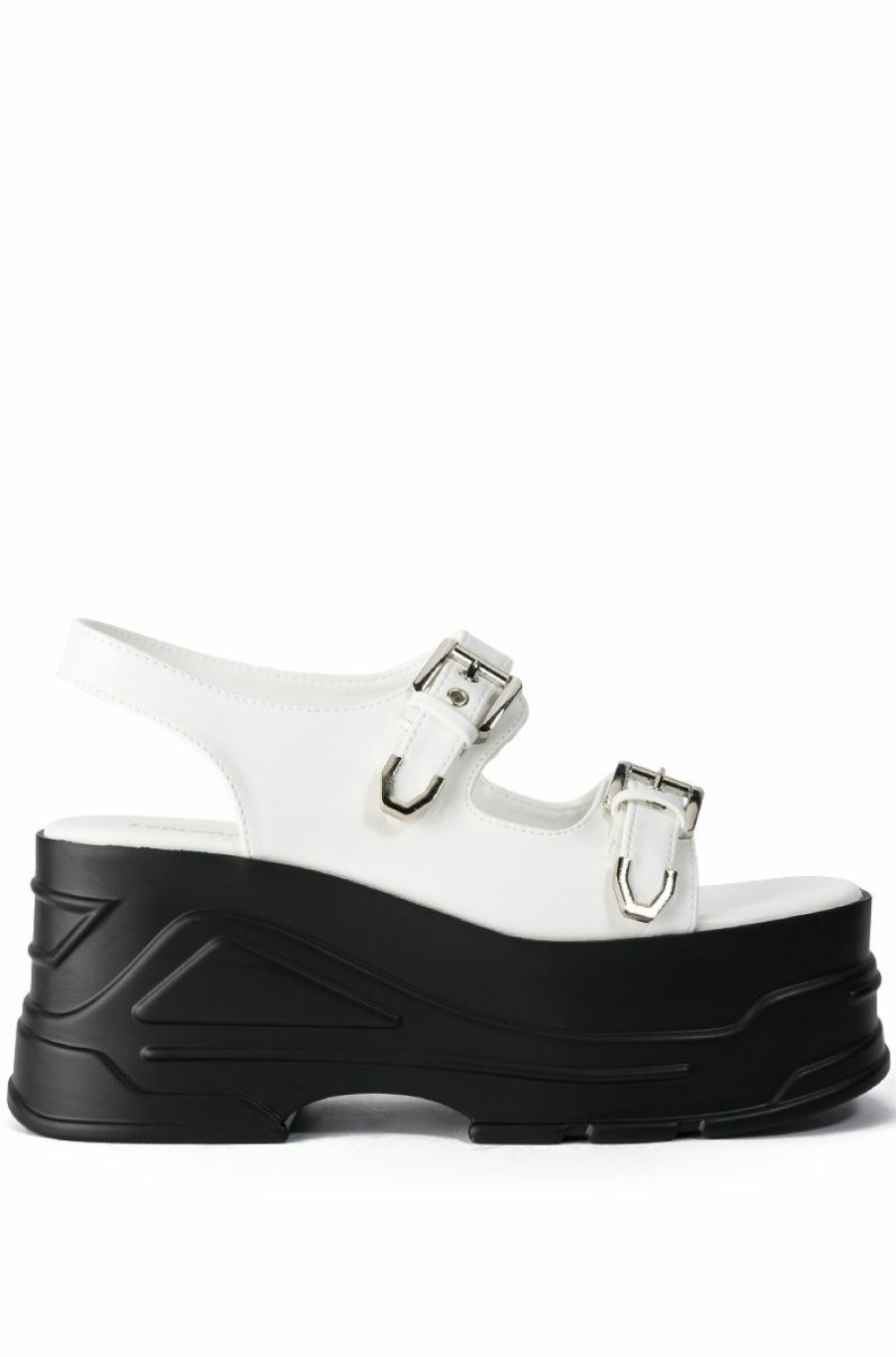 Shoes * | Monster Jam Flatform Sandal In White