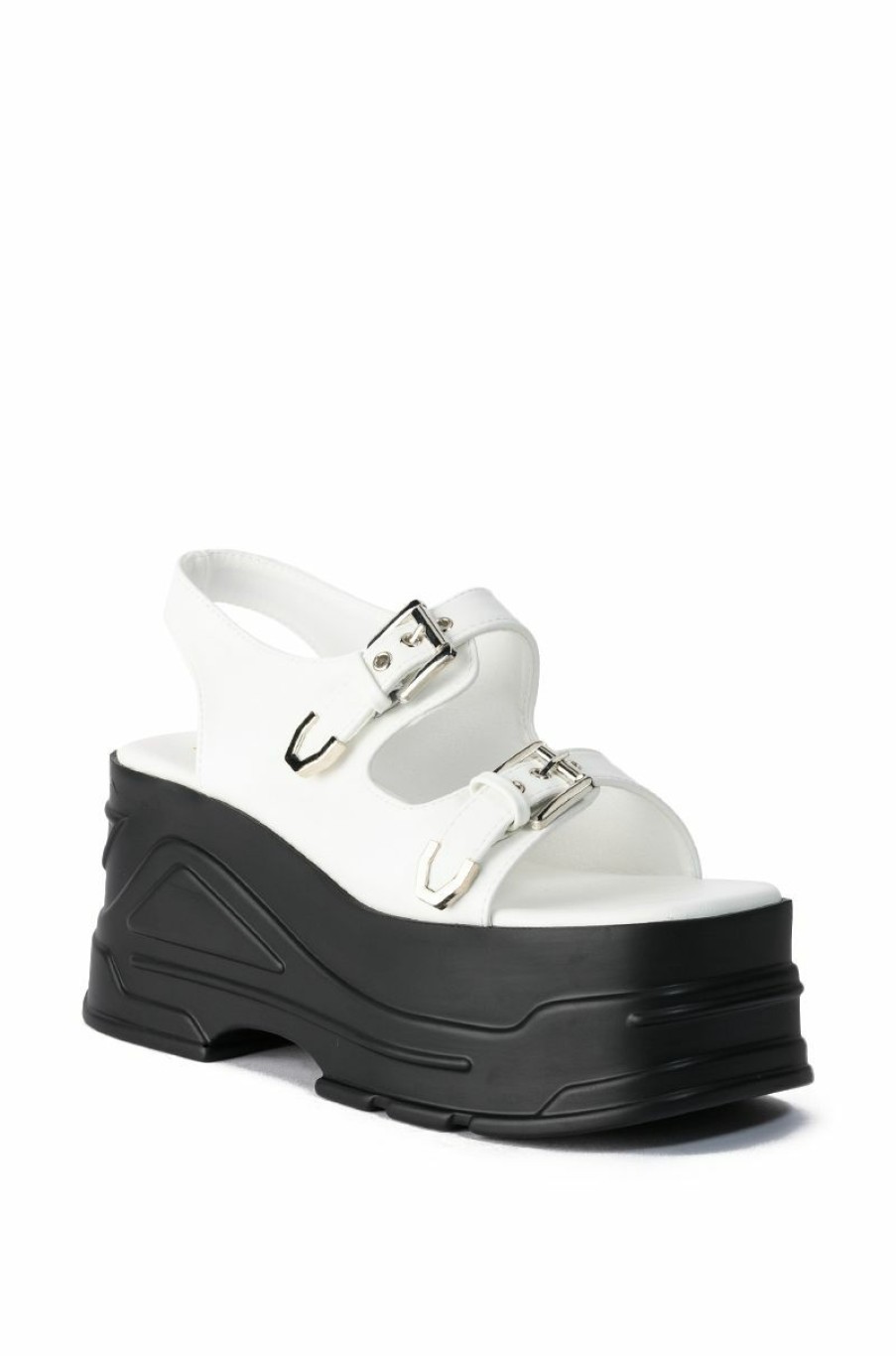 Shoes * | Monster Jam Flatform Sandal In White