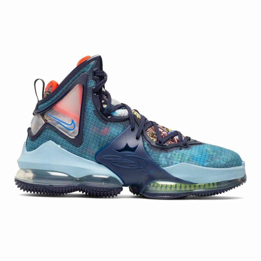 Footwear * | Nike Lebron 19 Blackened Blue/Medium Blue-Worn Blue [400]