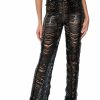 Bottoms * | Senorita Embellished Straight Leg Pant In Black