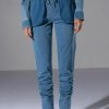 Bottoms * | You Oughta Know Denim Jogger Medium Blue Denim