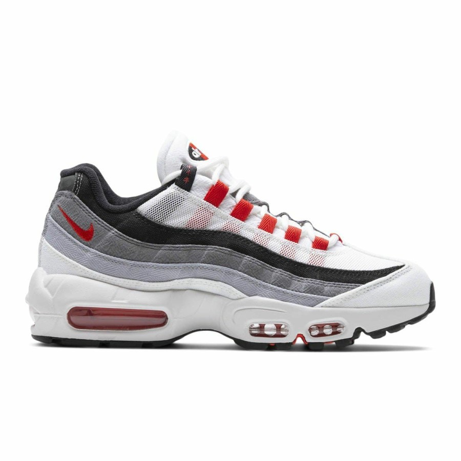 Footwear * | Nike Air Max 95 Summit White/Chile Red-Off Noir