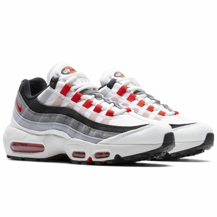 Footwear * | Nike Air Max 95 Summit White/Chile Red-Off Noir