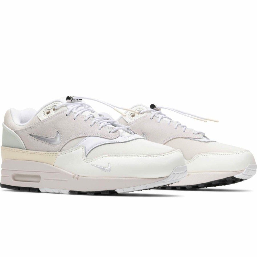 Footwear * | Nike Air Max 1 Premium Smmt Wht/Wht-Sl-Ccnt Mlk [121]