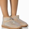 Shoes * | Akira Fairytale Bling Bootie In Nude Tan