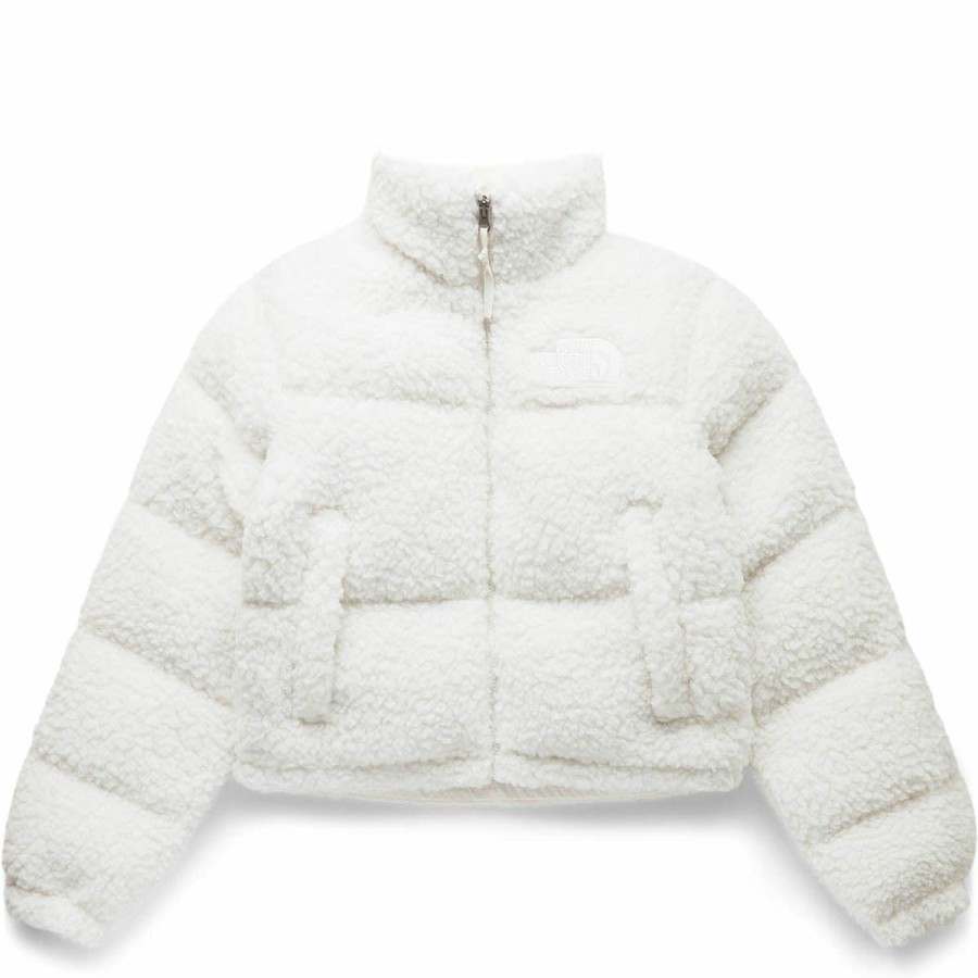 Women'S & Unisex * | The North Face Women'S Sherpa Nuptse Jacket Gardenia White