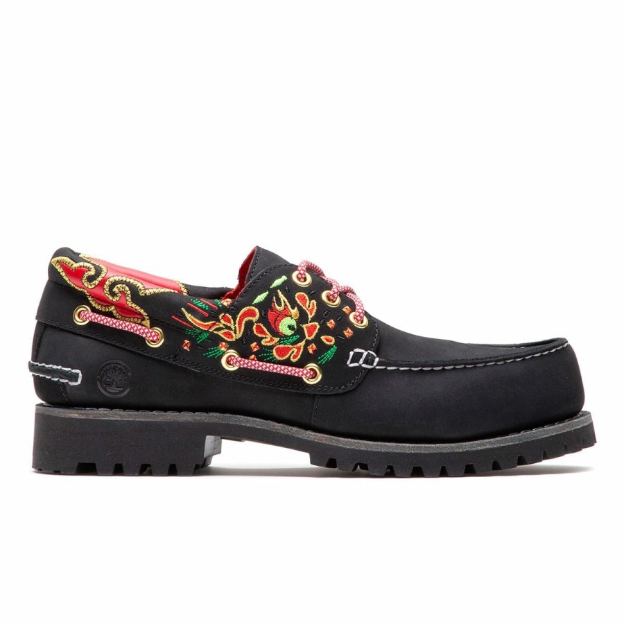 Footwear * | Timberland X Clot Women'S 3 Eye Lug Black Nubuck