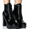 Shoes * | Azalea Wang Freddie Chunky Lace Up Bootie In Black