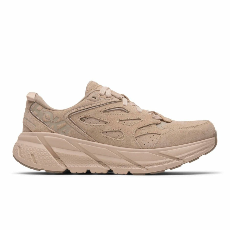 Footwear * | Hoka Clifton L Suede Shifting Shifting Sand/Dune