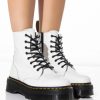 Shoes * | Dr Martens Jadon Smooth Bootie White