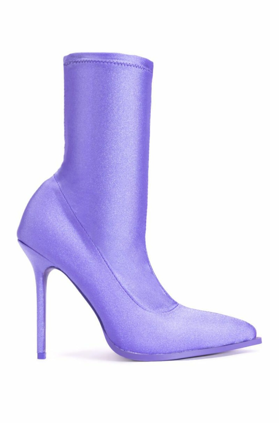 Shoes * | Azalea Wang Star Stretch Serenity Bootie In Periwinkle