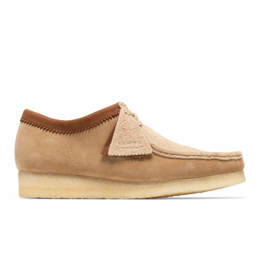 Footwear * | Clarks Wallabee Sandstone Combi