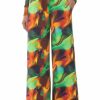 Bottoms * | All Natural Wide Leg Pant Green Multi