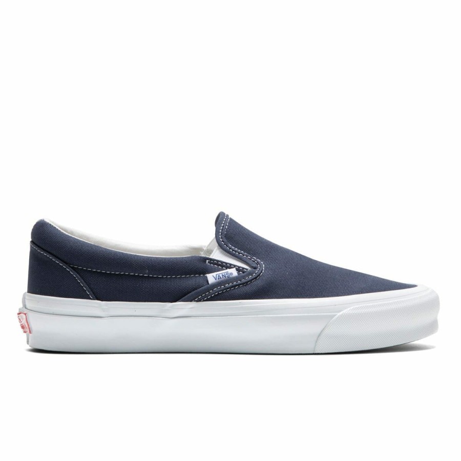 Footwear * | Vault By Vans Og Classic Slip-On Lx (Ss20) Navy